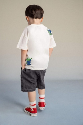 Defacto Pamuklu Denim Şort Erkek Bebek G7553a526smnm55 Gri-nm55