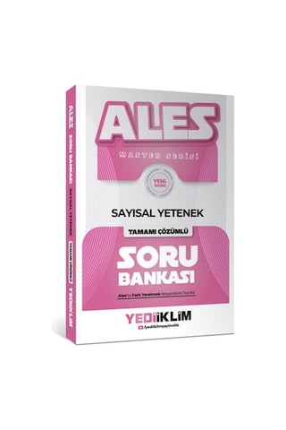 Yediiklim 2027 Ales Sayısal Yetenek Tamamı Çözümlü Soru Bankası Yediiklim Yayınları Yediiklim 2027 Ales Sayısal Yetenek Tamamı Çözümlü Soru Bankası Yediiklim Yayınları