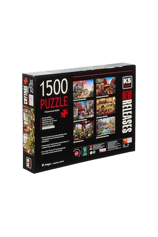 Ks Games 1500 Parça Puzzle Chalet Dağ Evi