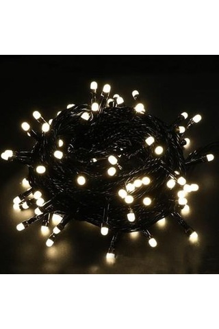 13.14 Metre Yılbaşı Led Işık 120 Led - Trafolu Fonksiyonlu Beyaz Işık Dekoratif İç Mekan Aydınlatması Diğer