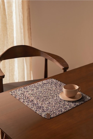 Koza Home Cesta El Yapımı Örgü Mor Kare Supla 32x32 4023 Mor