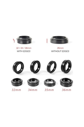 Novahub Bisiklet Çatalı Toz Korumalı Köpük Conta Takımı - Çift Yönlü Sızdırmaz Halka Seti 36mm, Montaj Aleti İle, Tip A Ve B Seçenekleri Çok Renkli