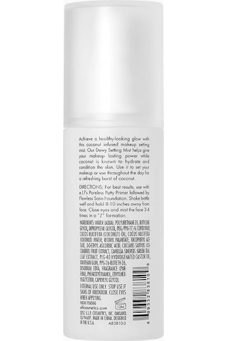 E.l.f. Dewy Coconut Setting Mist Nemlendirici Makyaj Sabitleyici Sprey 80 Ml Makyaj Bazları