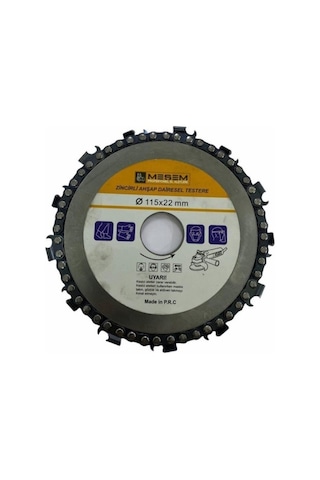 Meşem Meşem 929 115X22 mm Zincirli Ahşap Dairesel Testere