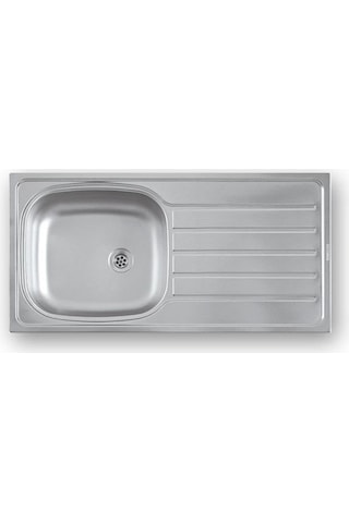 Artenova 86 x 43.5 Batarya Deliksiz Paslanmaz Çelik Eviye