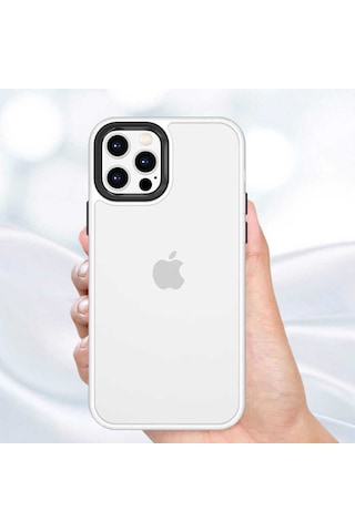 Apple Uyumlu iPhone 12 Pro Kılıf Zore Cann Kapak Kırmızı