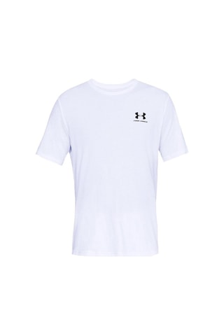 Under Armour Ua Sportstyle Left Chest Erkek T-shırt 1326799-100 Beyaz