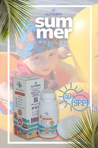 Bonny Kids Sun Screen Cream 50spf Roll-on&bebek/çocuk Güneş Kremi