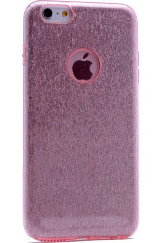 Apple Uyumlu iPhone 7 Plus Kılıf Zore Shining Silikon Rose Gold