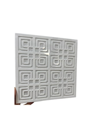 30x30 Clip-in Yonca Beyaz Dekoratif Asma Tavan Tam Takım 4 M2