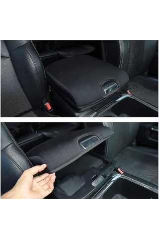 Dodge Ram 1500 2500 3500 İçin Orta Konsol Kol Dayama Kapağı Pedi, Siyah