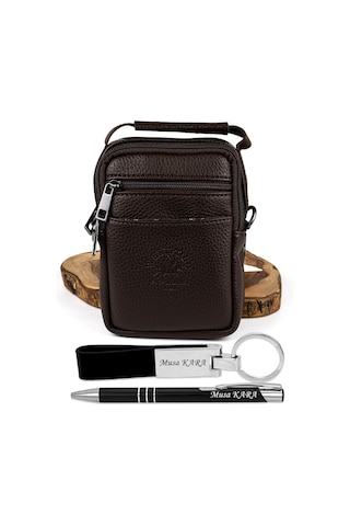 Westpolo Erkek El Çantası Kalem Ve Anahtarlık Hediyeli (Mini Boy)