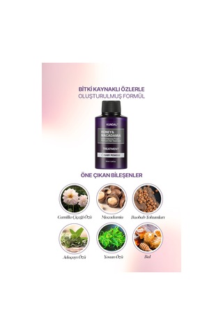 Yoğun Nemlendirici Ve Besleyici Saç Kremi Kundal Honey&macadamia Protein Treatment 100ml Baby Powder