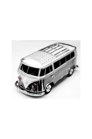 WS-267BT Işıklı Klasik Minibüs Radyo Bluetooth Hoparlör