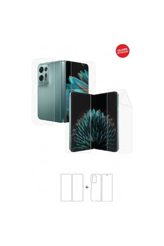 Oppo Find N2 Full Body Ön, Arka Ve Yan Koruyucu 360 Derece Tam Kaplama Tpu Film