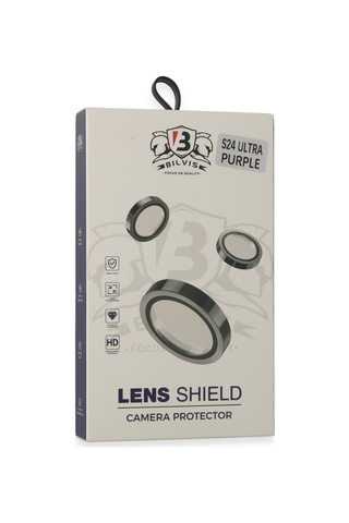 Galaxy Uyumlu S24 Ultra Bilvis Titan Kamera Lens - Derin Mor