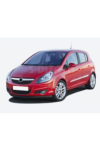 Opel Corsa D Krom Yan Kapı Çıtası 4 Prç 2007-2014