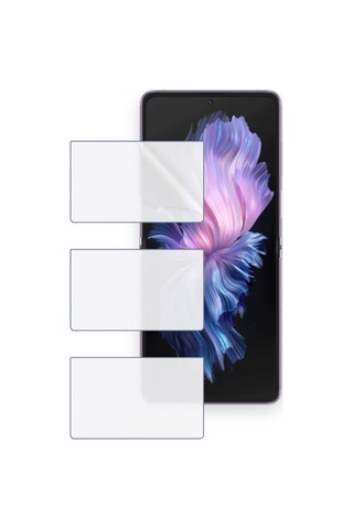 Vıvo X Flip Uyumlu Ön Yüzey Nano Şeffaf Hidrojel Ekran Koruyucu 49590758