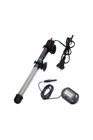 Hfambition Akvaryum Otomatik Isıtıcı Ve Termometre Seti - 25w, 20-34 C Ayar Aralığı, Tamamen Sucuz, Güvenli Isı Regülasyonu Abd Şarj