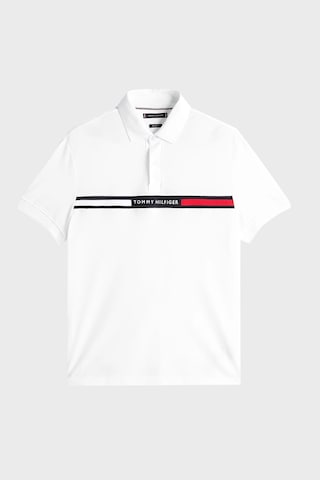 Tommy Hilfiger Erkek Polo Yaka T Shirt Mw0mw38130 Ybr Beyaz Beyaz