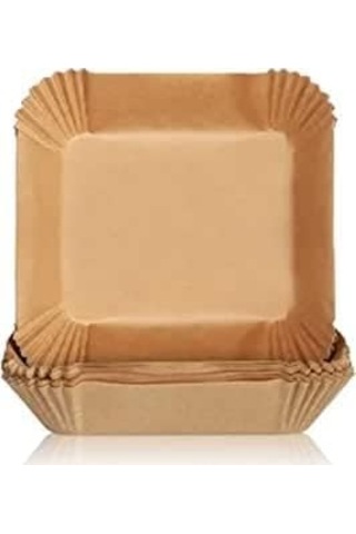Kağıdı Xl-xxl Büyük Boy Kare 200 Adet Hava Fritöz Parşömen Fırın Kağıdı Tek Kullanımlık Kağıt Fırın F