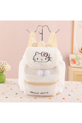 Aurora Peluşsırtçantası Sevimli Omuzlar Beyaz Beyaz