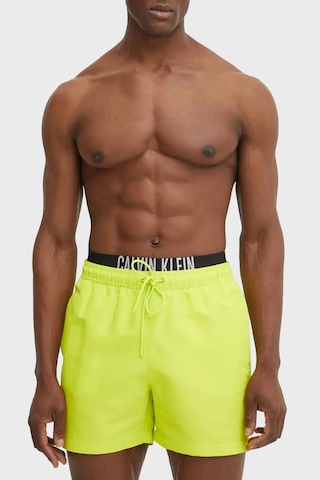 Calvin Klein Erkek Mayo Short Km0km01093 Lrf Sarı Sarı