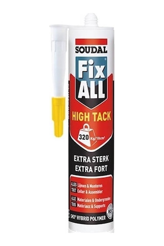 Soudal Fıx All Hıgh Tack Beyaz Çabuk Kavrama