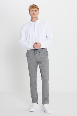 AC&Co / Altınyıldız Classics Erkek Lacı Pamuklu Slim Fit Dar Kesim Beli Bağlamalı Yan Cepli Esnek Pantolon Lacı