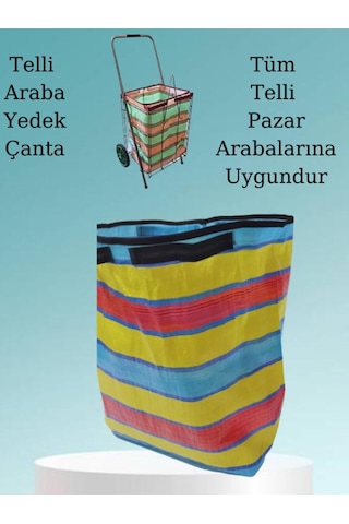 Telli Pazar Arabası Yedek Çanta