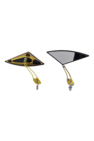Modifiye Üçgen-yarasa Gold Ayna 8-10 Mm - 1822 Modifiye Üçgen-yarasa Gold Ayna 8-10 Mm - 1822