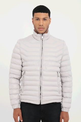 Dufy Taş Kapitone Slim Fit Erkek Mont-25287 Taş