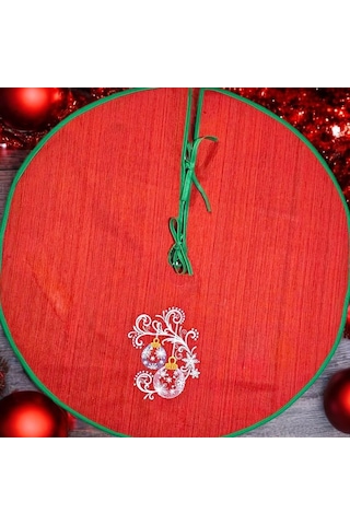 Yılbaşı Büyüsü Nakışlı Çam Ağacı Örtüsü