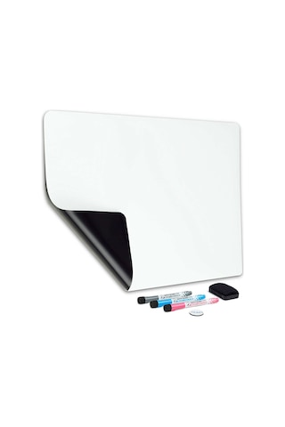 Mıknatıs Manyetik Beyaz Yazı Tahtası, 50X60 Cm Magnet Planlayıcı