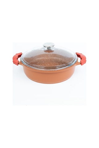 Masterchef Aluminyum Döküm K.yarık Tencere 28 Cm Turuncu