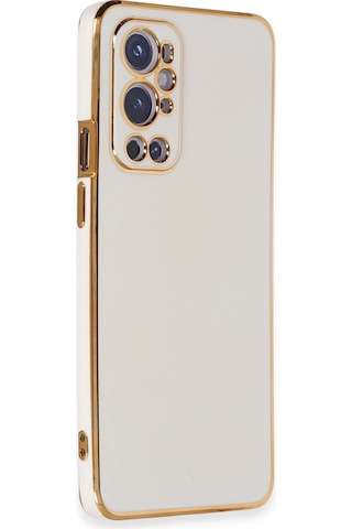 Gld-spt- Newface One Plus 9 Pro Kılıf Volet Silikon - Beyaz