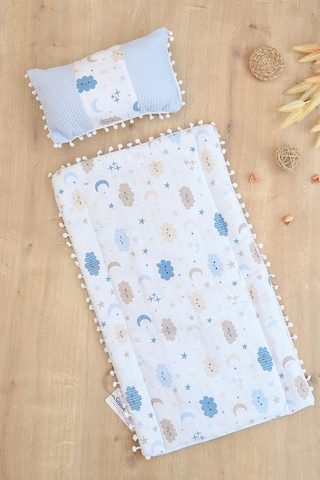 Erkek Bebek Müslin Pike Tabanlı Yastıklı Alt Açma Seti Stl6776
