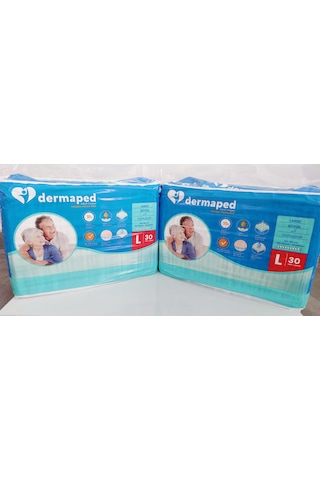 Dermaped 9 Damla Belbantlı Hasta Bezi Large 60 Adet L