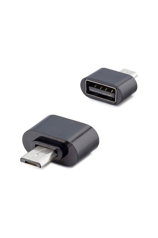 Wozlo Micro USB to USB OTG Çevirici Dönüştürcü Siyah