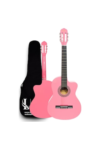 Cg-3901pk Klasik Gitar 4/4 Sap Ayarlı Kesik Kasa Full Set
