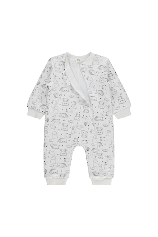 Civil Baby Ayıcık Baskılı 12-24 Ay Uyku Tulumu - Bej Krem