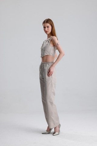 L'aura Corset Juliet Bayan Pantolon Bej