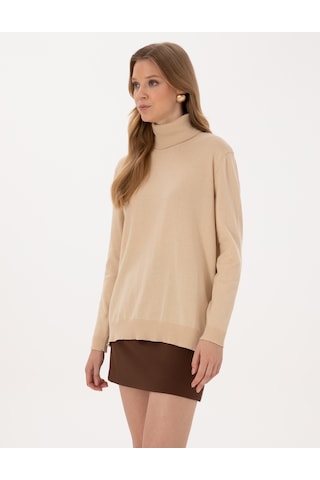 Pierre Cardin Kadın Bej Kazak /triko 50316385-vr011 Bej