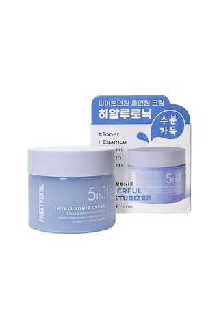 Prettyskin 5in1 Hyaluronic Nemlendirici Yüz Kremi 50ml