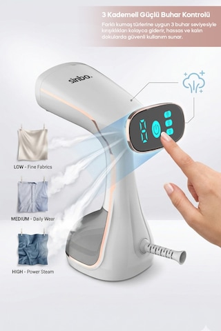 Ssı-6634 - Dikey Buharlı Kırışıklık Giderici - 1640w - Beyaz
