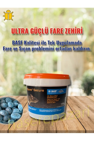 Basf Storm Secure Blok Fare ve Sıçan Yemi 150 G