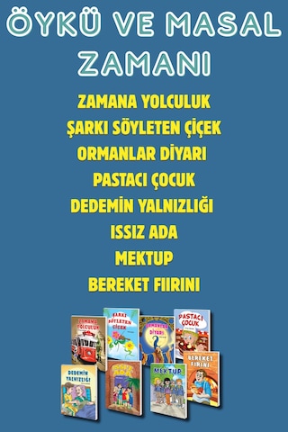 Öykü Ve Masal Zamanı Dizisi Kutulu 8 Kitap