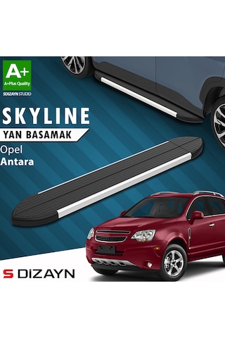 S-dizayn Opel Antara Skyline Aluminyum Yan Basamak 183 Cm 2006-2015 A+ Kalite