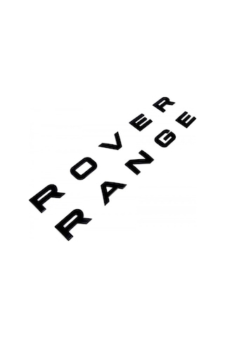 Range Rover Sport Kaput Ve Bagaj Yazısı Parlak Siyah Renk Range Rover Sport Kaput Ve Bagaj Yazısı Parlak Siyah Renk