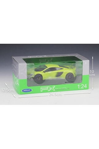 Welly 2017 Mclaren 675lt Yeşil 1 24 Model Araba